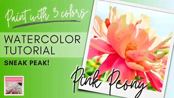Mastering The Art Of Pink Peonies: 3-color Watercolor Tutorial!