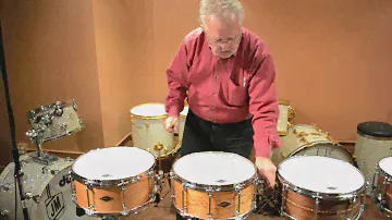 Steve Maxwell Vintage Drums - (Four Craviotto Snare Drums - 9/20/12)