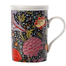 Заварочная кружка (с крышкой и ситечком) William Morris Grey в подарочной упаковке Maxwell & Williams