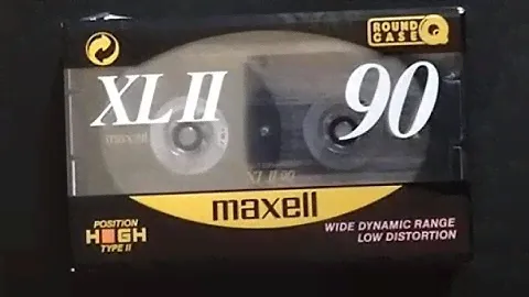 Maxell XLII 90 cassette tape unpacking