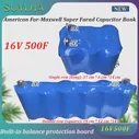 Для-MG Maxwell 16V 500F Оригинальный для-Super Farah Конденсаторный Автомобильный Выпрямитель 3000F 2,7 В Аудиоконденсаторный Автомобильный Регулятор Питания