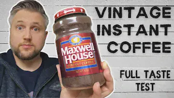 Vintage Maxwell House Instant Coffee Review