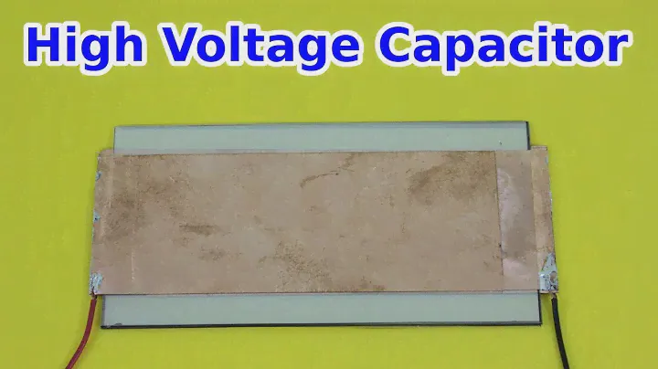 Homemade High Voltage, Low Inductance Capacitor