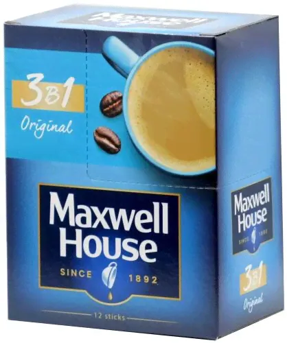 Кофе 3 в 1 Maxwell House, 14г 12 шт-0