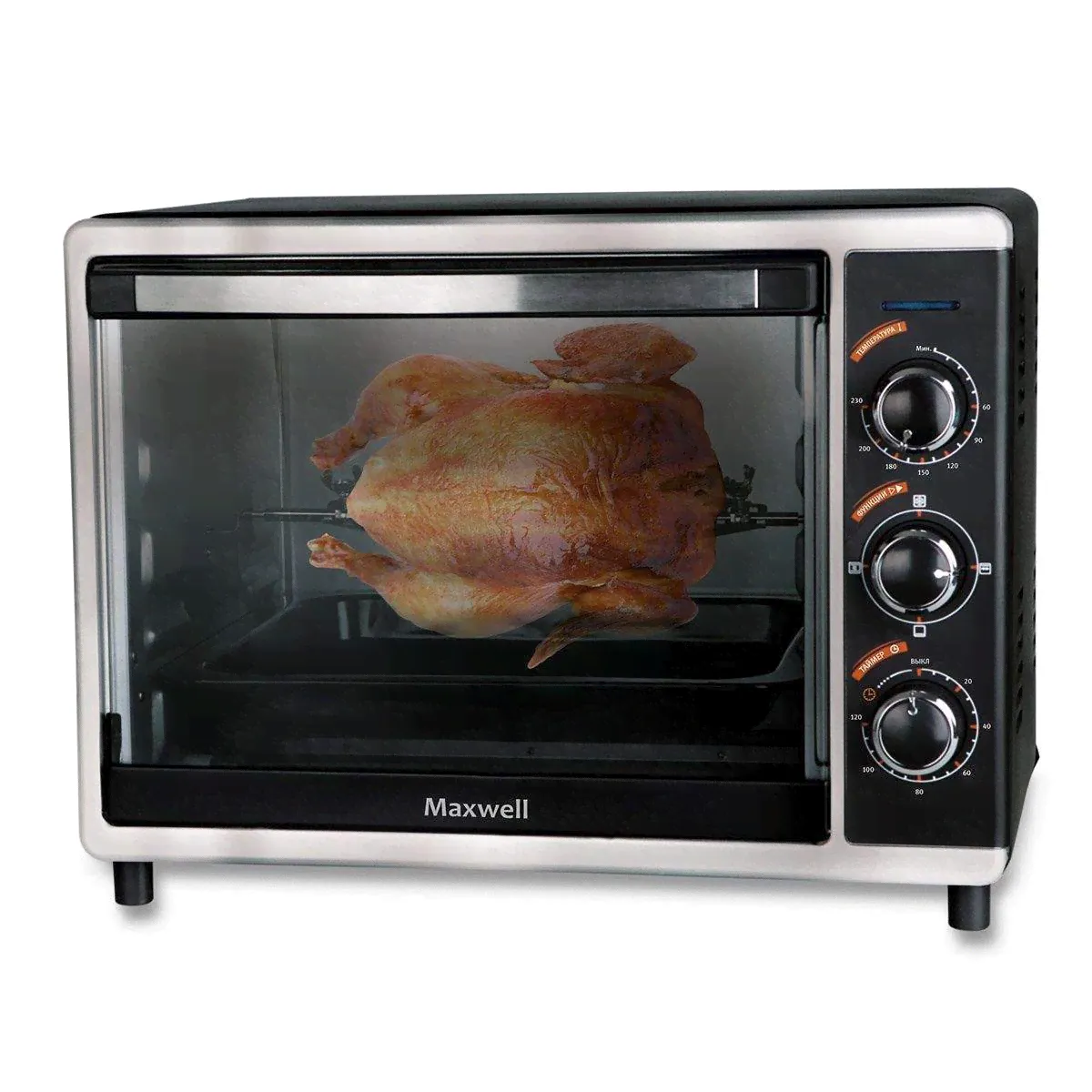Мини-печь Maxwell MW-1851(BK) (арт. MW-1851(BK))-0