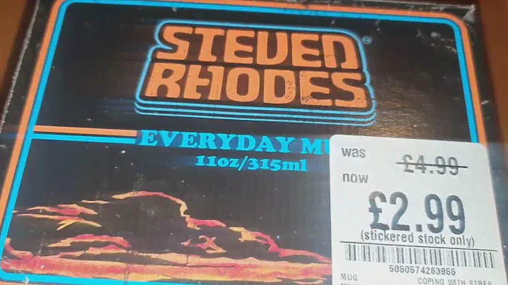 Unboxing a Steven Rhodes Everyday Mug 11oz Mug