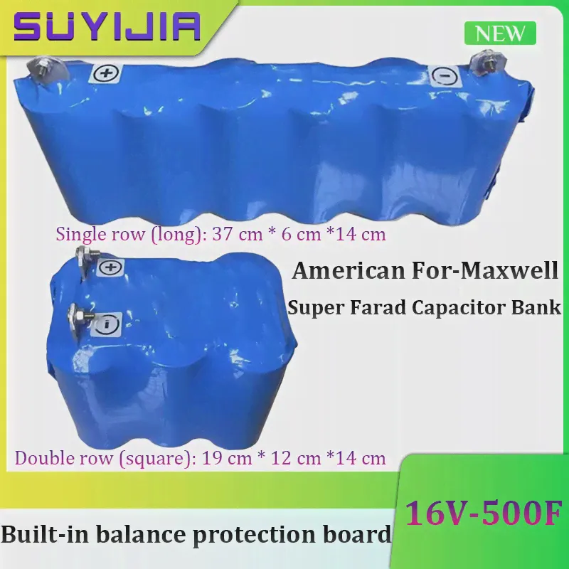 Оригинальный 16V для-MG Maxwell 500F для-Super Farah Конденсаторный Автомобильный Выпрямитель 3000F 2,7 V Аудиоконденсаторный Автомобильный Регулятор Питания